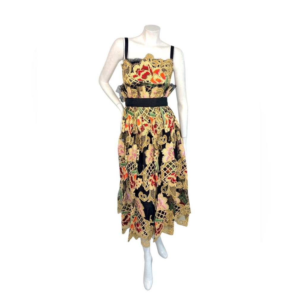 Dolce & Gabbana FW2013 Embroidered Lace Dress IT40